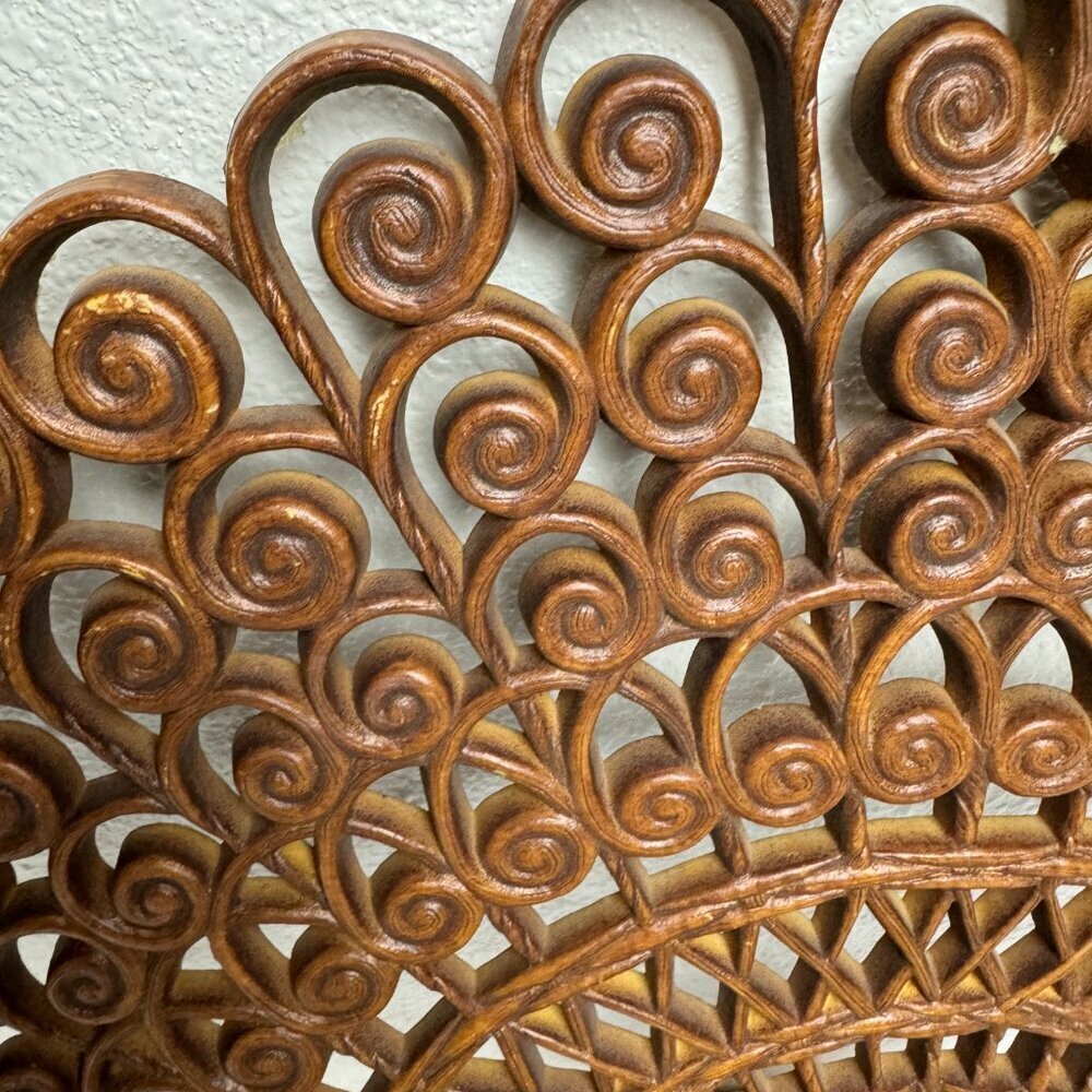 2pc Vintage Burwood Fans Boho - Picture 3 of 10